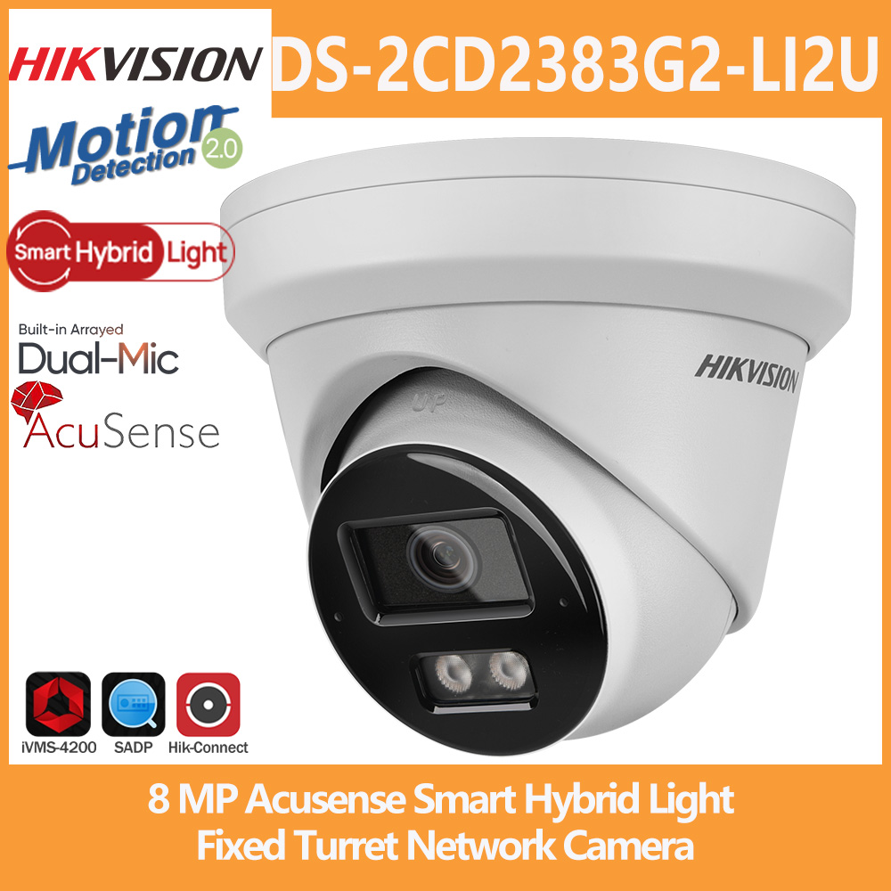 Hikvision 8MP IPカメラ DS-2CD2383 - Outdoor Lighting No Electricity のレビューと価格