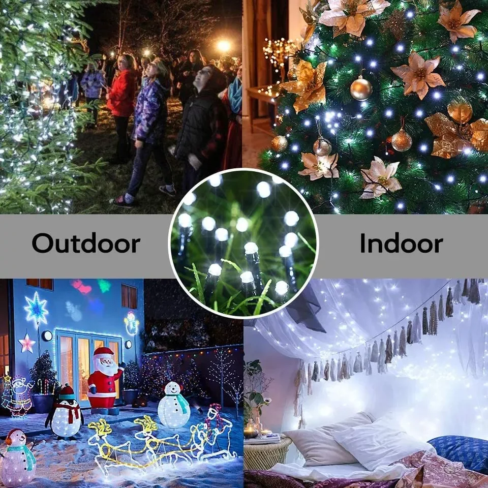 防水ソーラーLEDストリングライト,星空,大気,クリスマス, - Outdoor Lighting Led Fixtures のレビューと価格