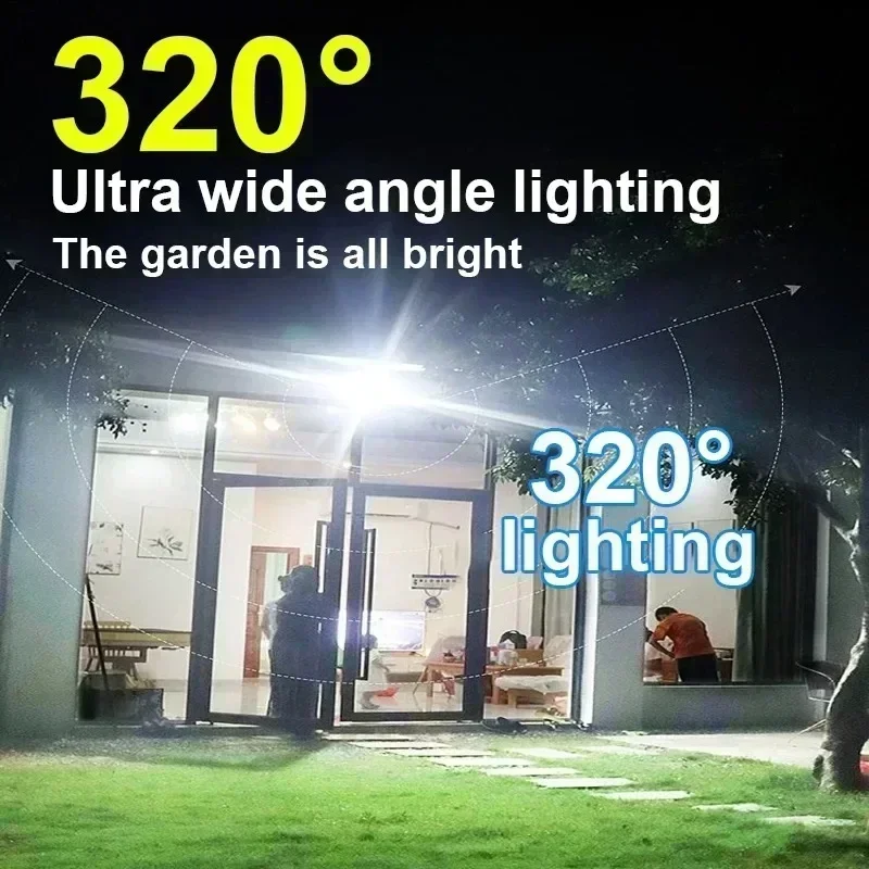 12000LM強力ソーラーウォールランプ、リモコン付き屋外I - Outdoor Lighting For Gazebo のレビューと価格